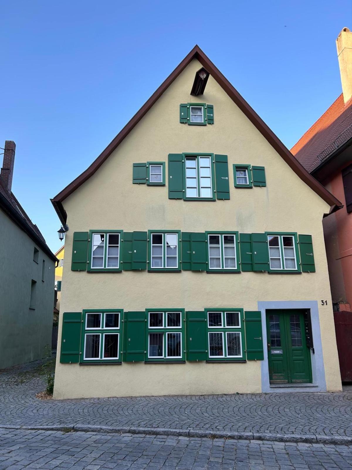 Dornroeschen Lägenhet Dinkelsbühl Exteriör bild